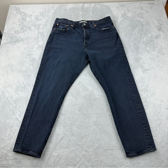 Levi's Denim - Levi's Big E Wedgie Straight Women's Jeans 35x26 Black Denim